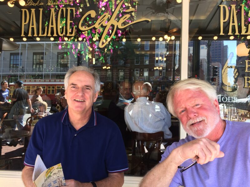 Gas lift guru Jerry Robinson and me, New Orleans